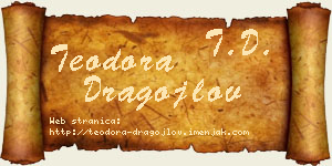 Teodora Dragojlov vizit kartica